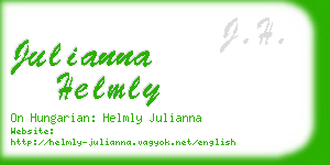 julianna helmly business card